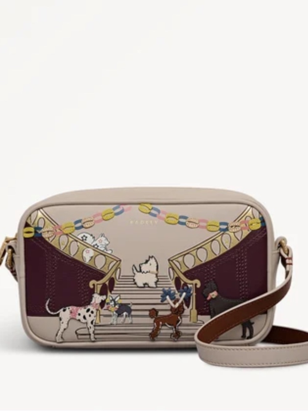Radley London Party Pals Small Ziptop Cross Body in Porcini 🥳